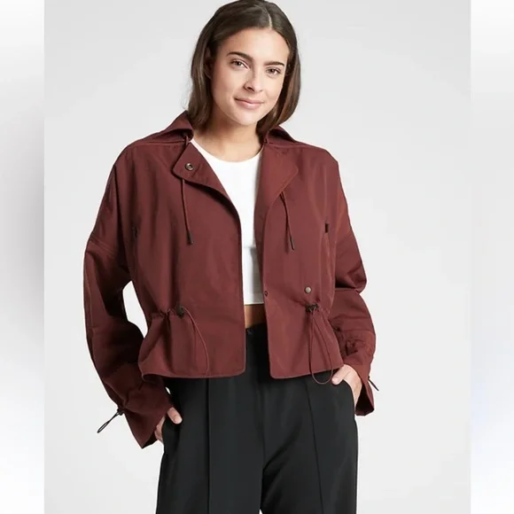 Athleta Women's Burgundy Jacket S - Picture 1 of 6